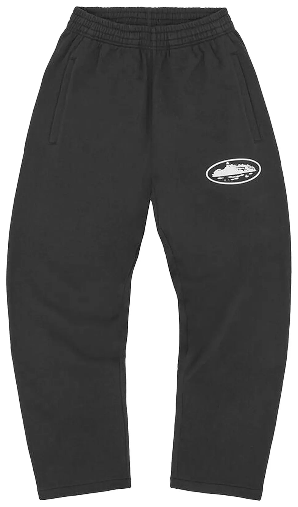Corteiz Sweatpants Island Puff Print Washed Black – Flip Supply