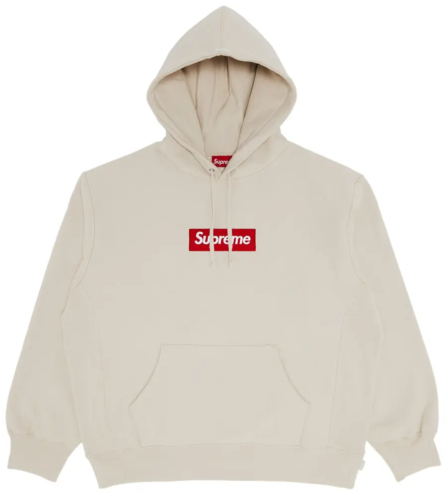 Supreme Hoodie Box Logo Stone FW24