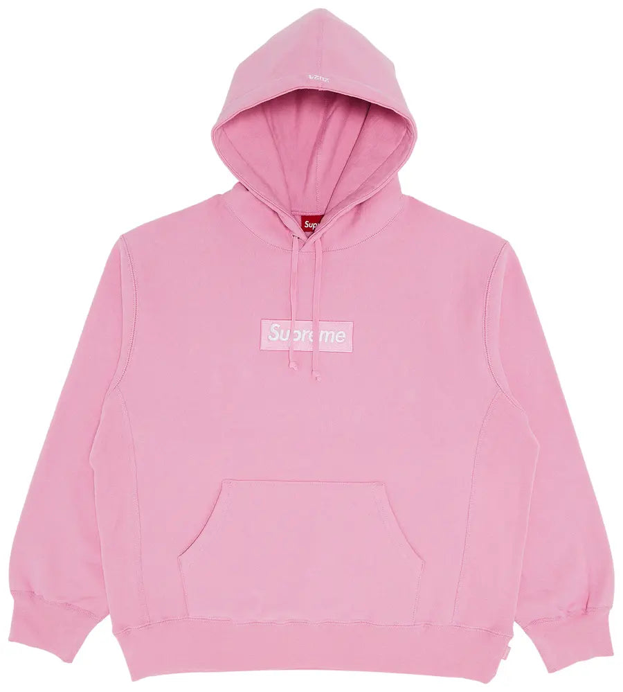 Pink hoodie supreme on sale
