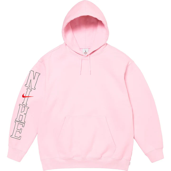 Pink nike supreme jacket best sale