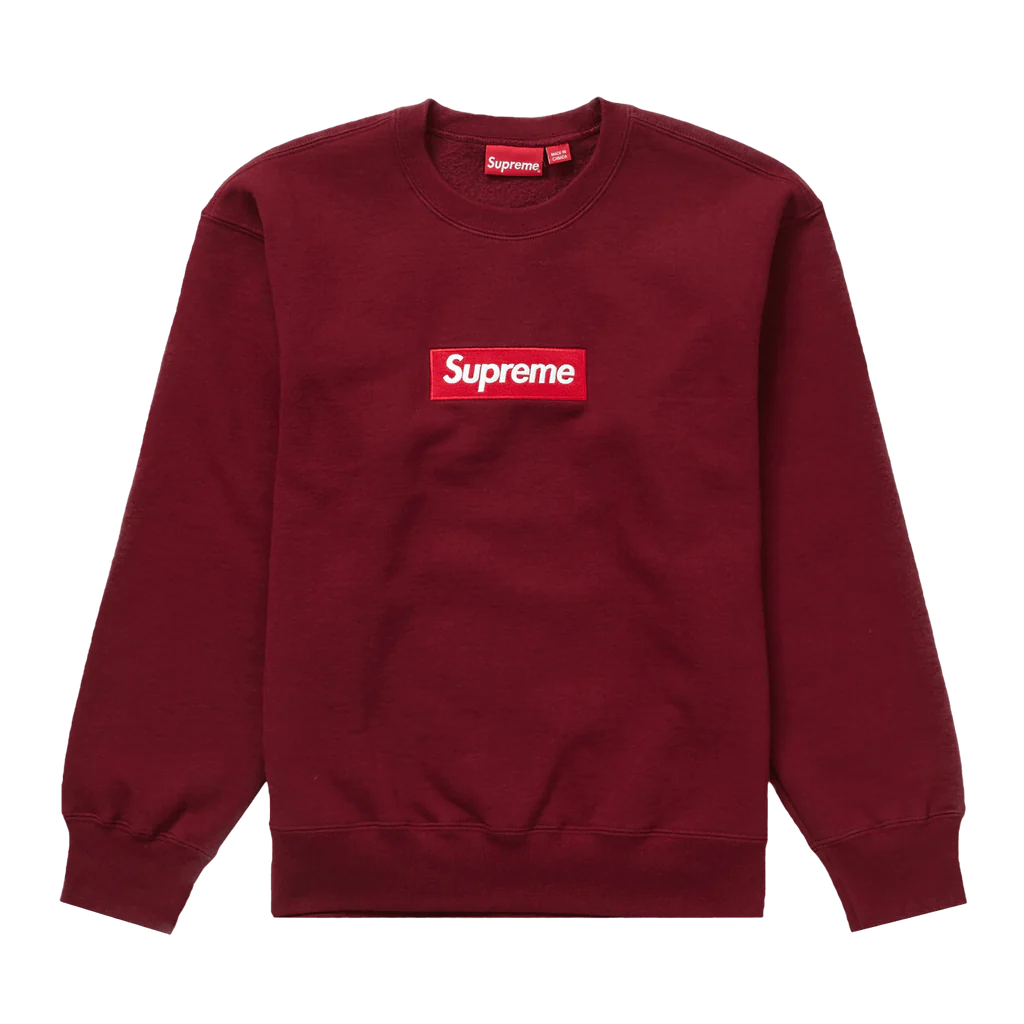 Supreme Box Logo Sweatshirt Cardinal Red FW22 Flip Supply