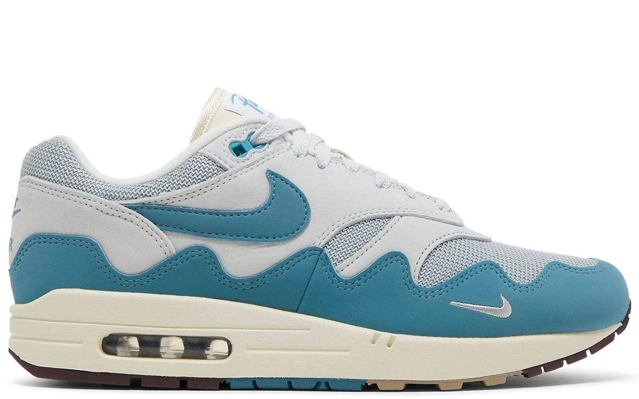 patta x nike air max 1 noise aqua