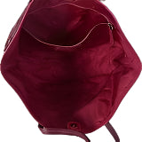 Prada Tessuto Saffiano Burgundy Tote Bag (Preloved)
