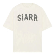 SIARR Scribble T Shirt White Grey