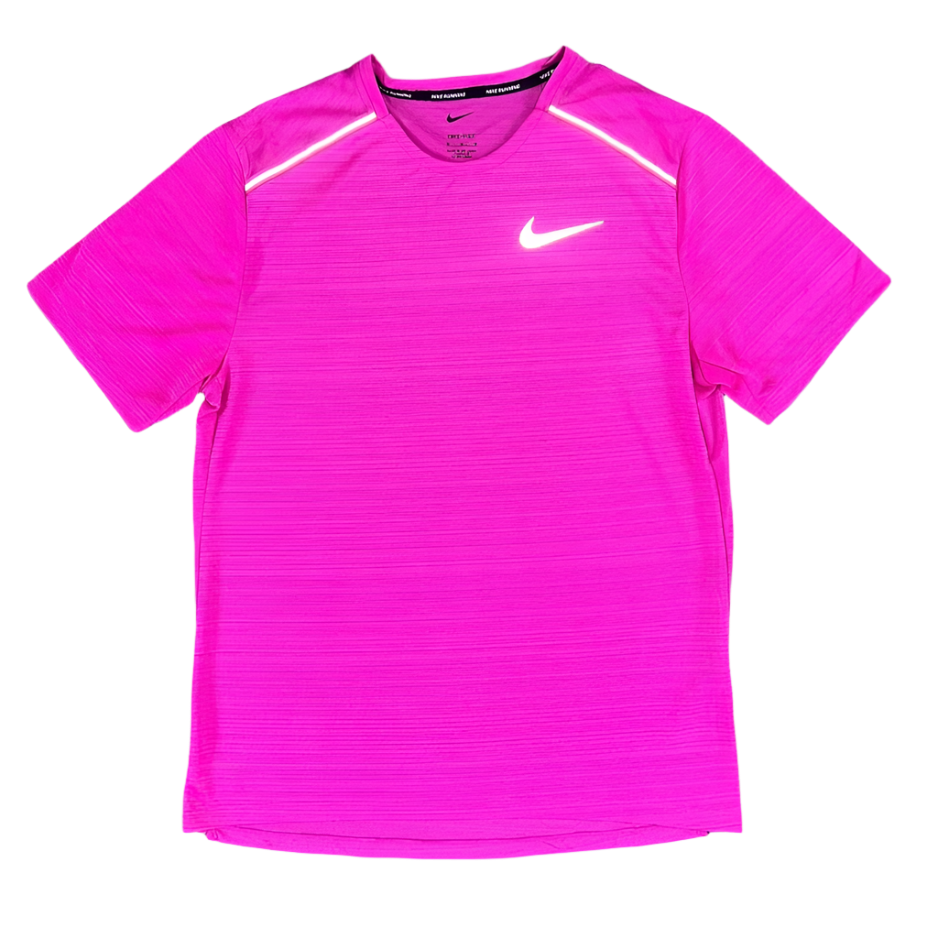 Nike Miler 1.0 T Shirt Hot Pink