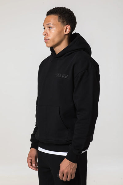 SIARR Puff Hoodie Black