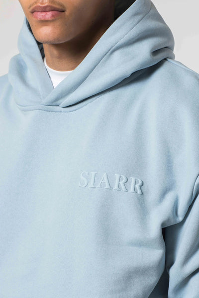 SIARR Puff Hoodie Baby Blue