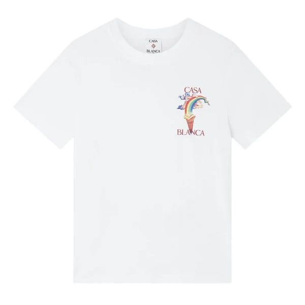 Casablanca T Shirt Nature Teacher White