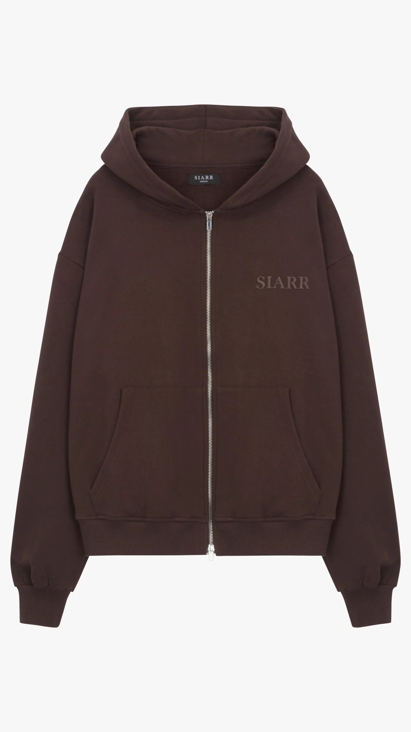 SIARR Zip Hoodie Brown