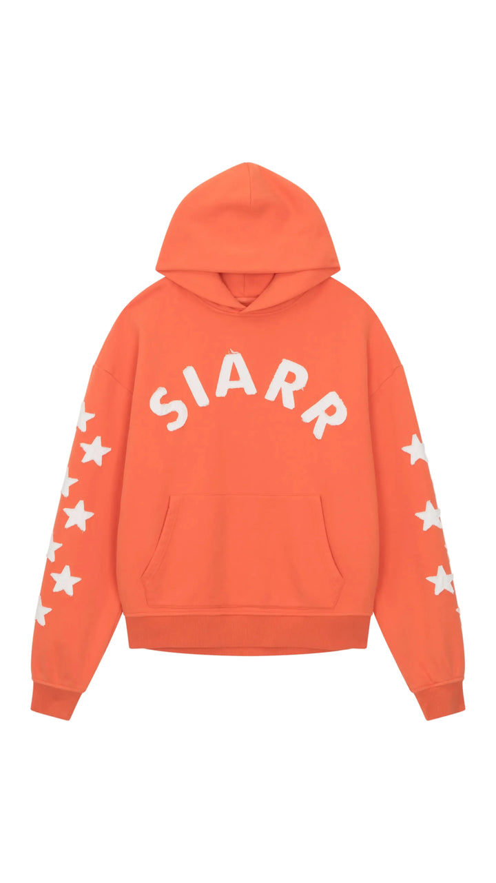 SIARR Applique Hoodie Orange