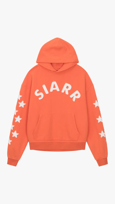 SIARR Applique Hoodie Orange