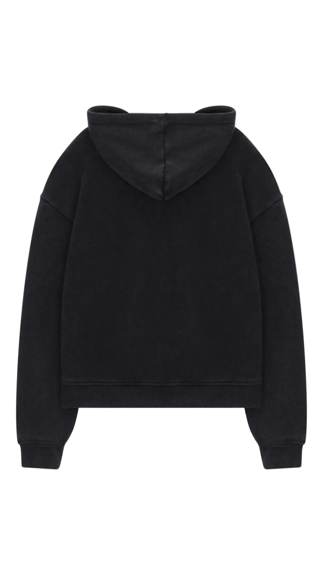 SIARR Washed Zip Through Hoodie Washed Back