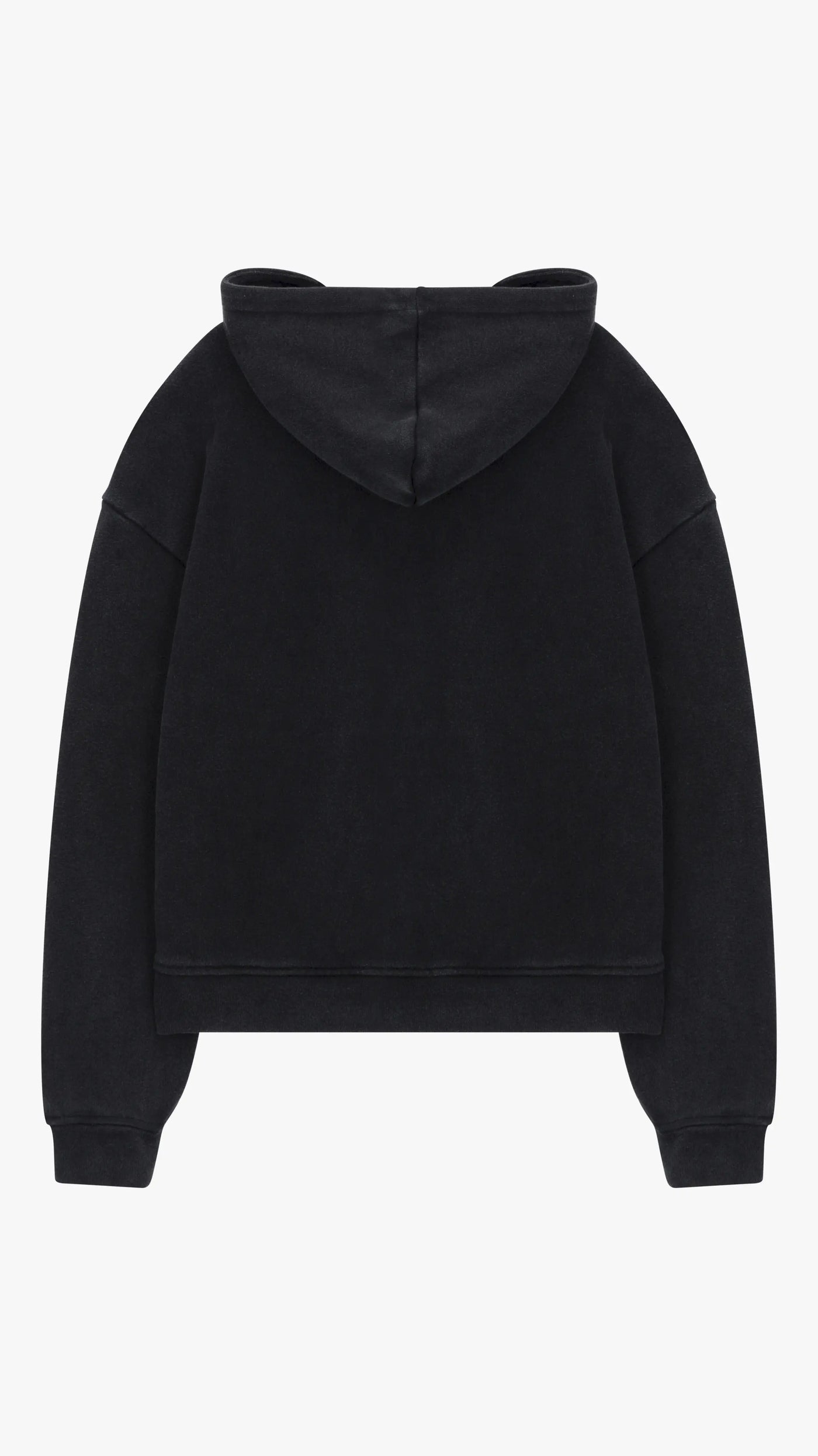 SIARR Washed Zip Through Hoodie Washed Back