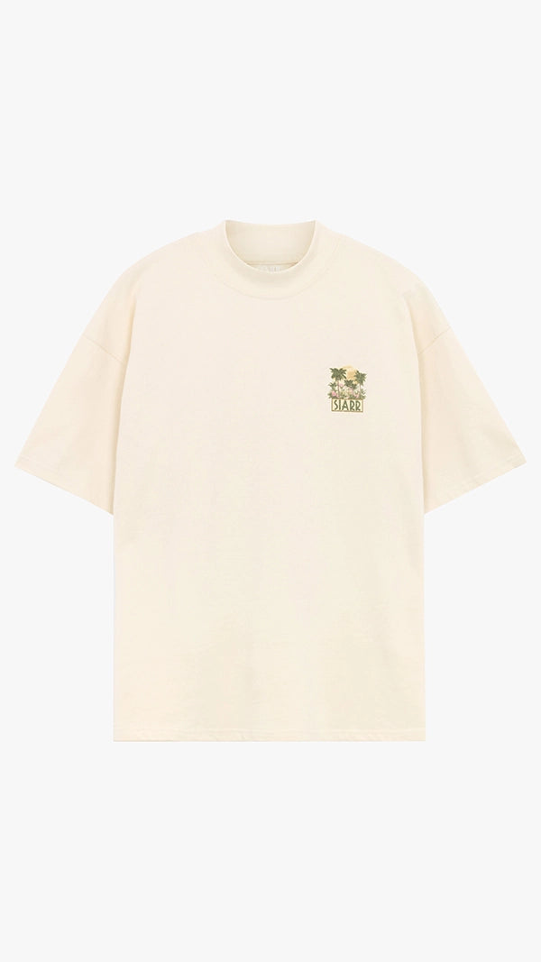 SIARR Palm T Shirt Beige