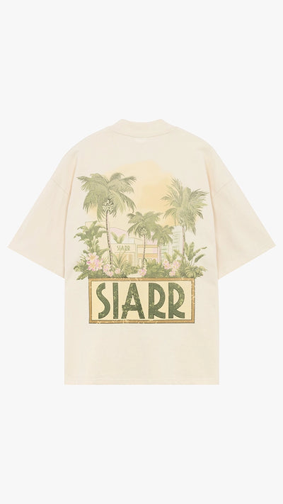 SIARR Palm T Shirt Beige