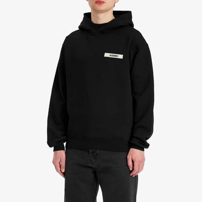 Jacquemus Hoodie Gros Grain Black