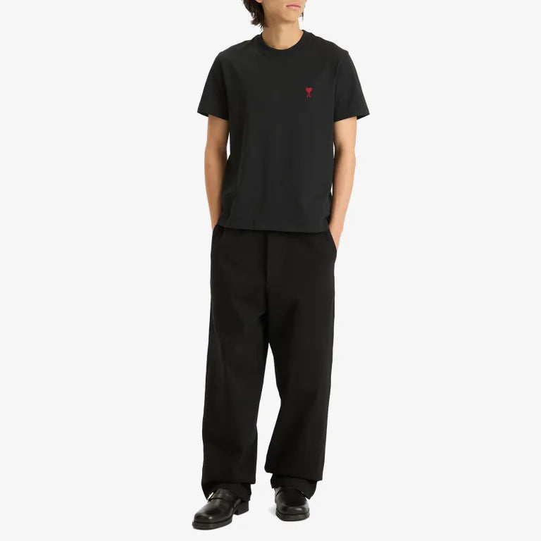 Ami Paris T Shirt Ami De Coeur Black