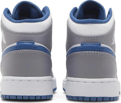 Nike Jordan 1 Mid Cement True Blue GS