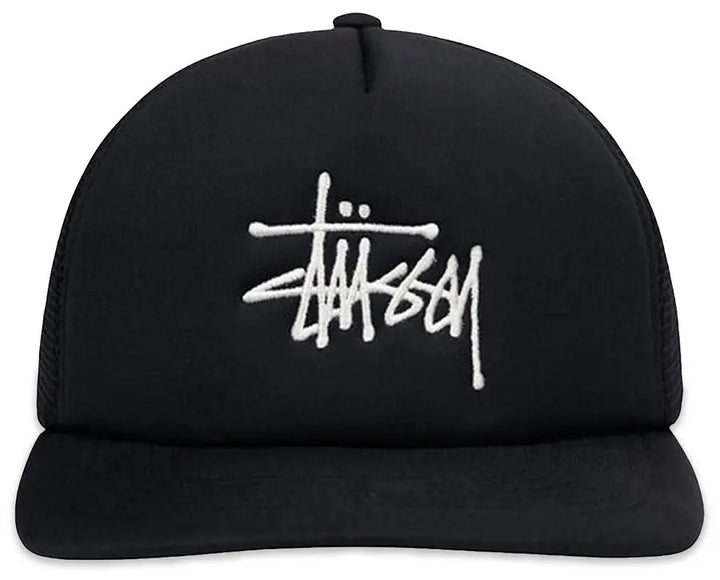 Stussy Cap Big Trucker Snapback Black