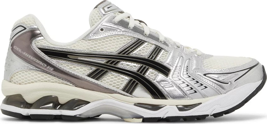 Asics Gel Kayano 14 Black Silver Cream