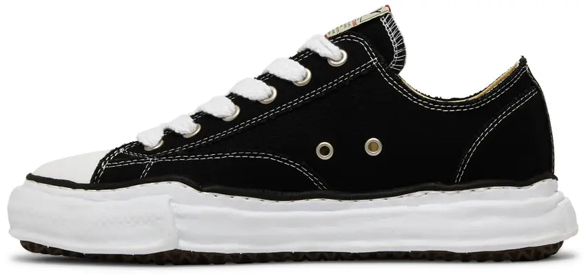 Maison Mihara Yasuhiro Peterson OG Sole Canvas Low Black