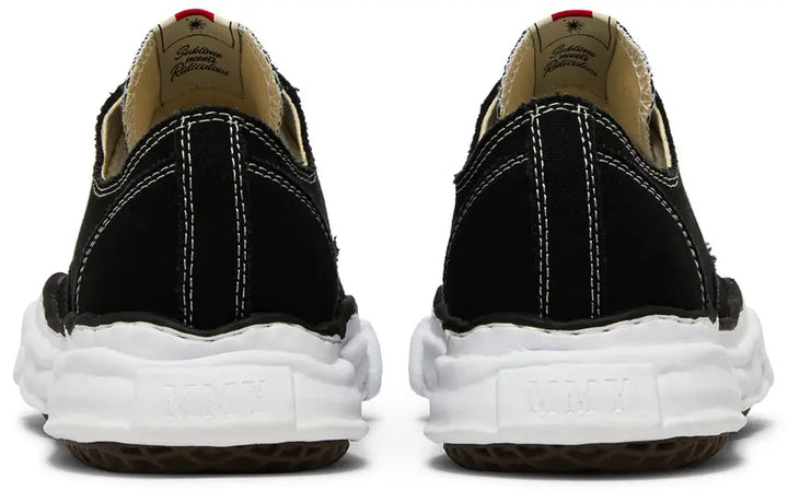 Maison Mihara Yasuhiro Peterson OG Sole Canvas Low Black