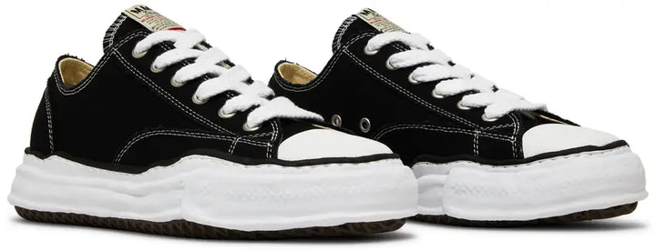 Maison Mihara Yasuhiro Peterson OG Sole Canvas Low Black