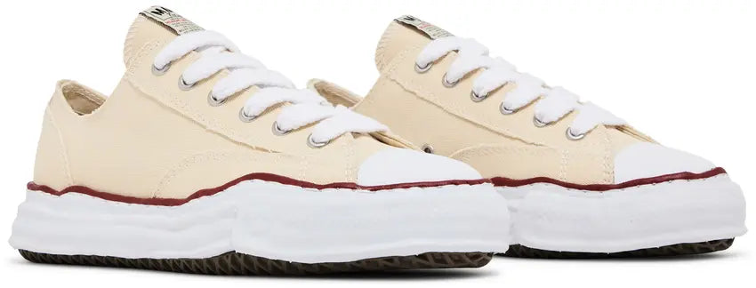 Maison Mihara Yasuhiro Peterson OG Sole Canvas Low Natural