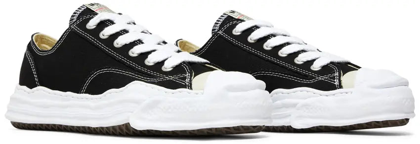 Maison Mihara Yasuhiro Hank OG Sole Canvas Low Black White