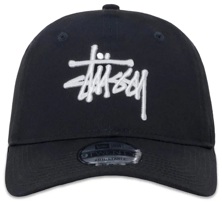 Stussy Cap New Era Basic Strapback Black