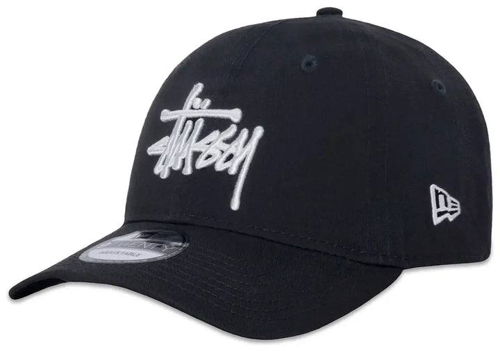 Stussy Cap New Era Basic Strapback Black
