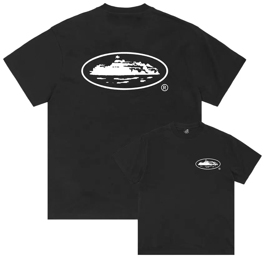 Corteiz T Shirt OG Island Alcatraz Black