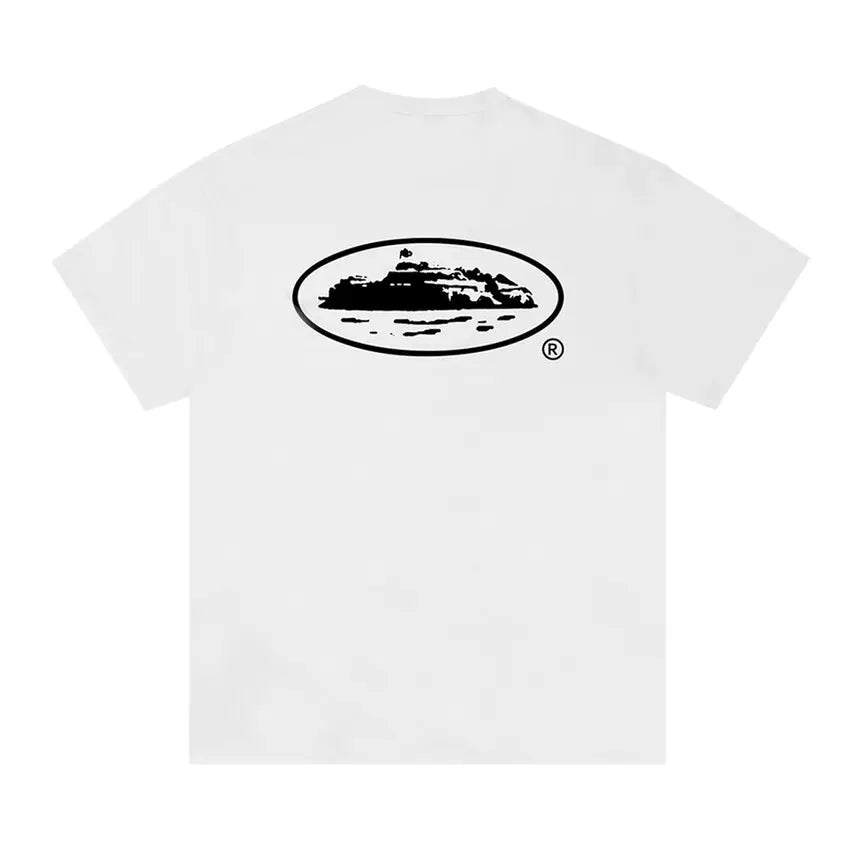 Corteiz T Shirt OG Island Alcatraz White