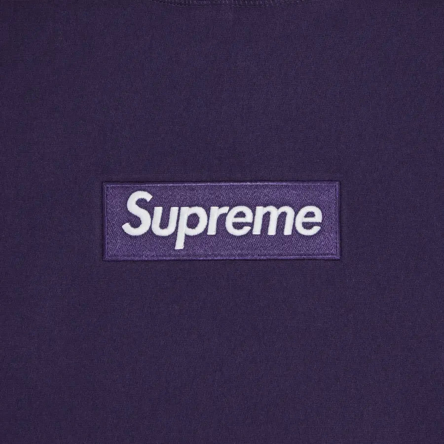 Supreme Hoodie Box Logo Dark Puple (FW23)