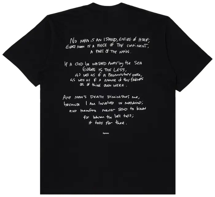 Supreme x Corteiz Rules The World T Shirt Black