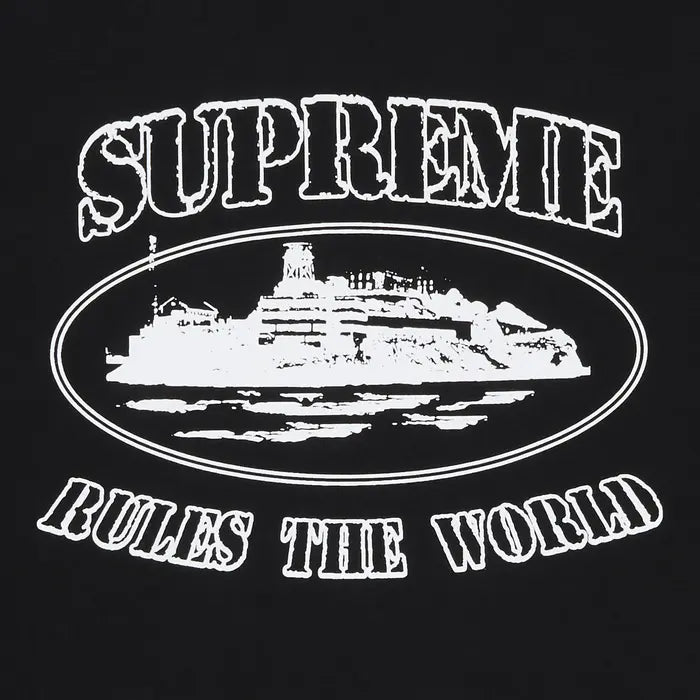Supreme x Corteiz Rules The World T Shirt Black