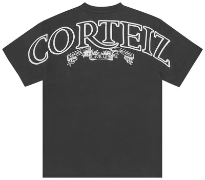 Corteiz T Shirt Royale Heavyweight Black/White