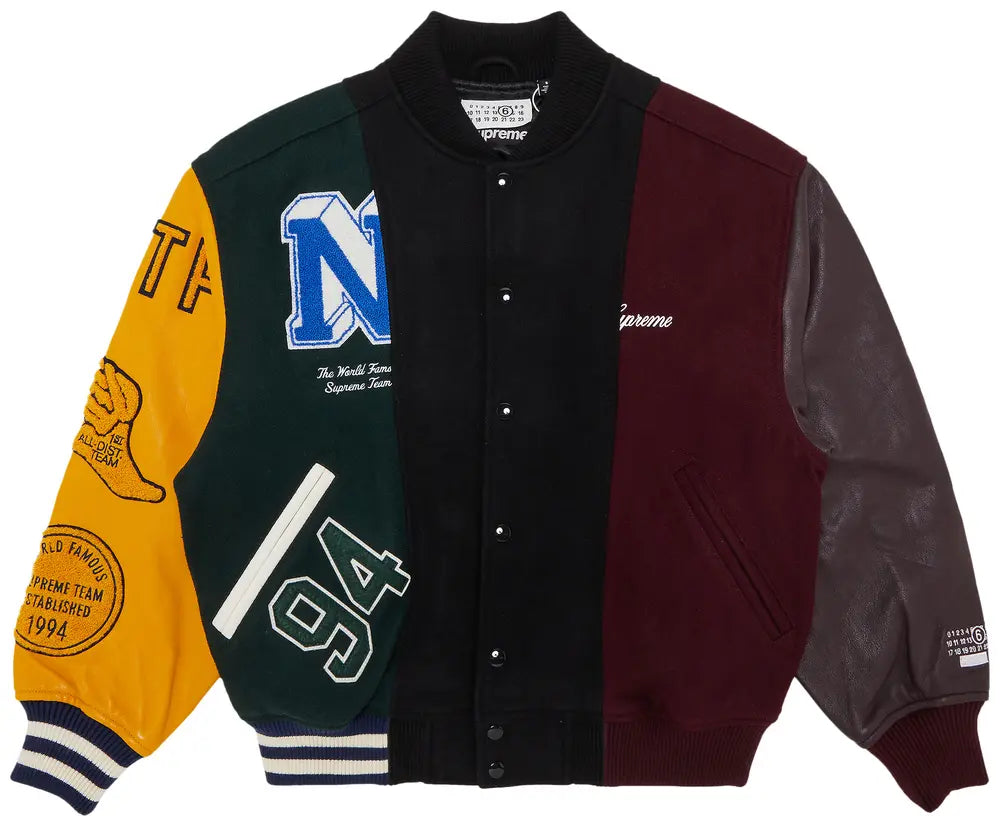 Supreme Jacket x Maison Margiela Split Varsity Multicolour