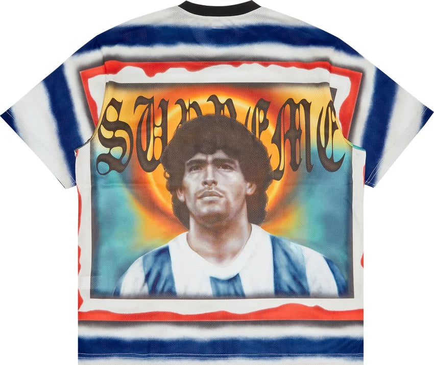 Supreme T Shirt Jersey Maradona