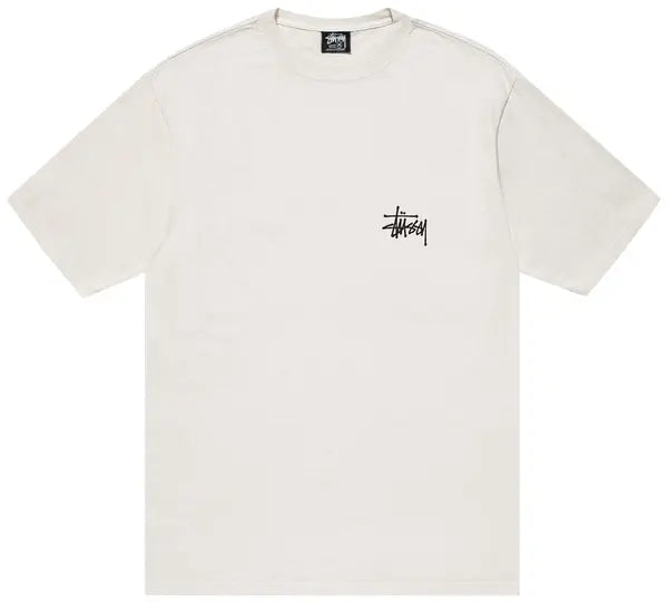 Stussy T Shirt Basics Pigment Dyed Natural