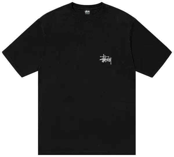 Stussy T Shirt Basics Pigment Dyed Black