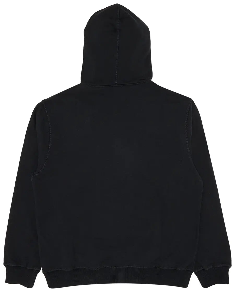 Corteiz Hoodie Satin C Star Applique Black