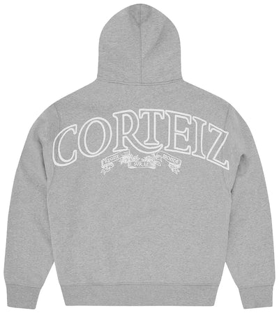 Corteiz Hoodie Zip Up Superior Heather Grey