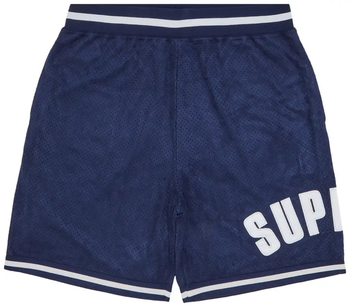 Supreme Shorts Ultrasuede Mesh Navy
