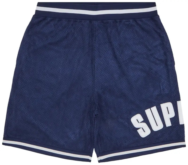 Supreme Shorts Ultrasuede Mesh Navy