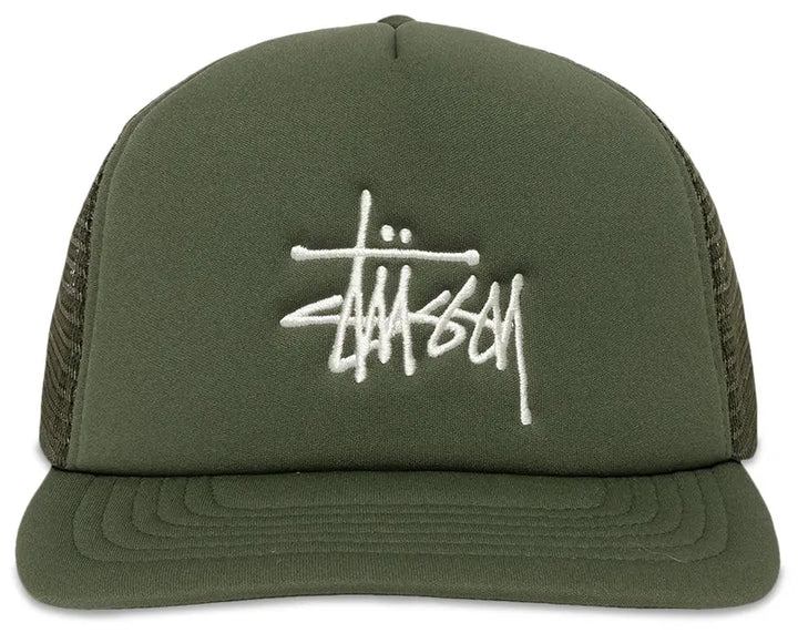 Stussy Cap Big Trucker Snapback Green