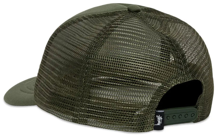Stussy Cap Big Trucker Snapback Green