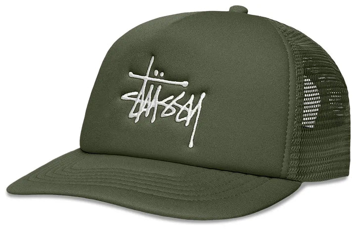 Stussy Cap Big Trucker Snapback Green