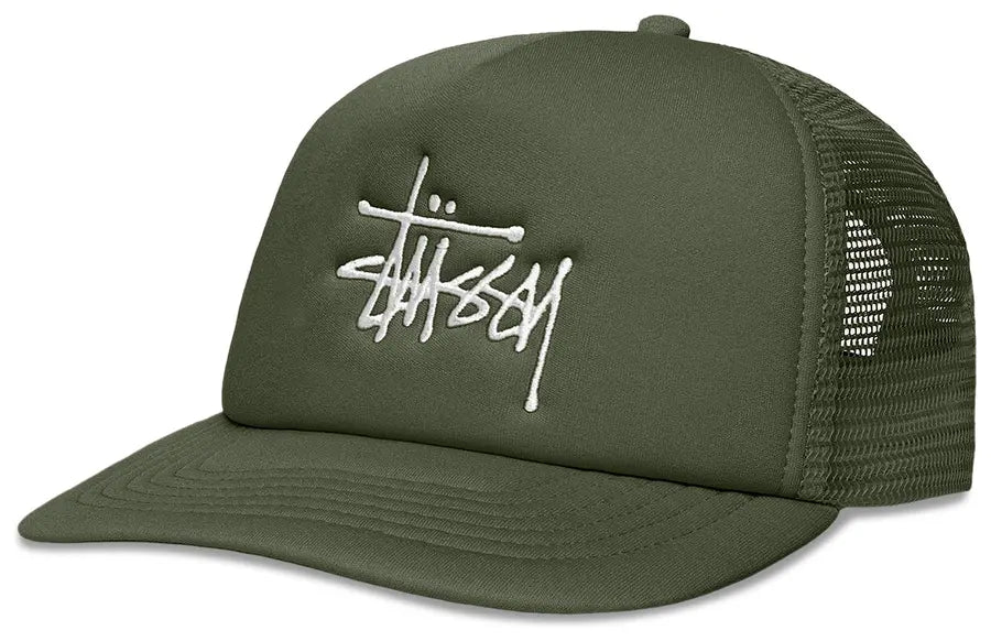 Stussy Cap Big Trucker Snapback Green