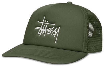 Stussy Cap Big Trucker Snapback Green